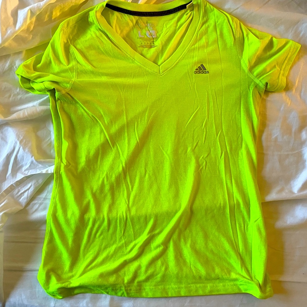Neon Adidas T Shirt